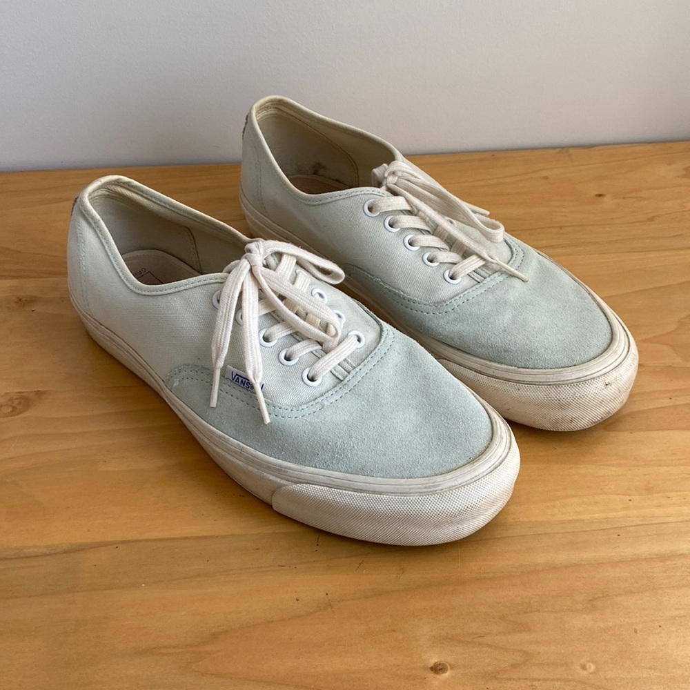 Robin Egg Blue Vans Authentic